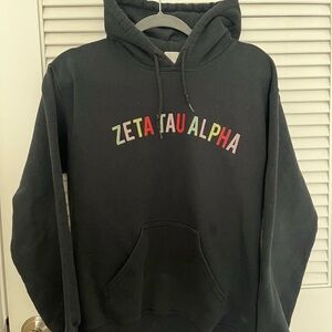 Zeta Tau Alpha Black Hoodie